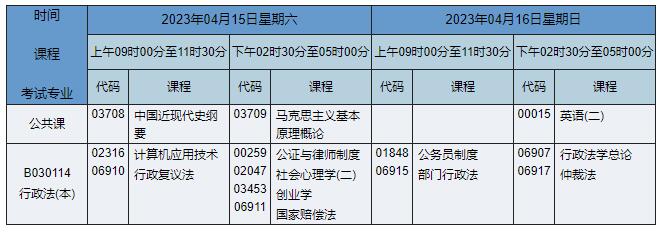 B030114 行政法 B030114 行政法
