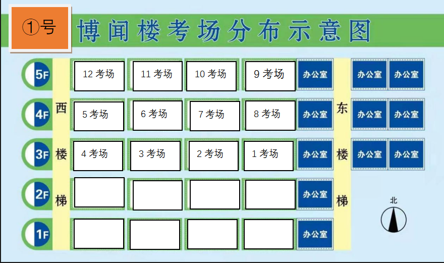 2023年10月淄博市自考考点考场平面图6-2 2023年10月淄博市自考考点考场平面图6-2